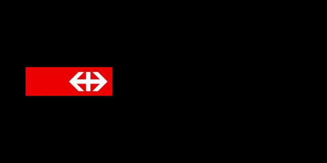 Das Logo der SBB, welches auch den Schriftzug "SBB, CFF, FFS" trägt